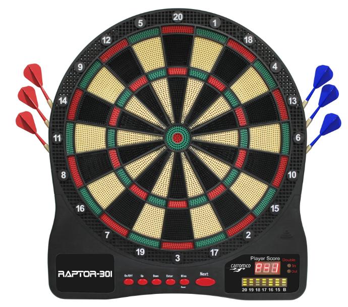 Raptor-301 elektronische Dartscheibe | Carromco
