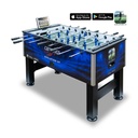 Carromco Kickertisch Evolution-XT – Profi Tischkicker mit interaktiver App & Tablet-Halter
