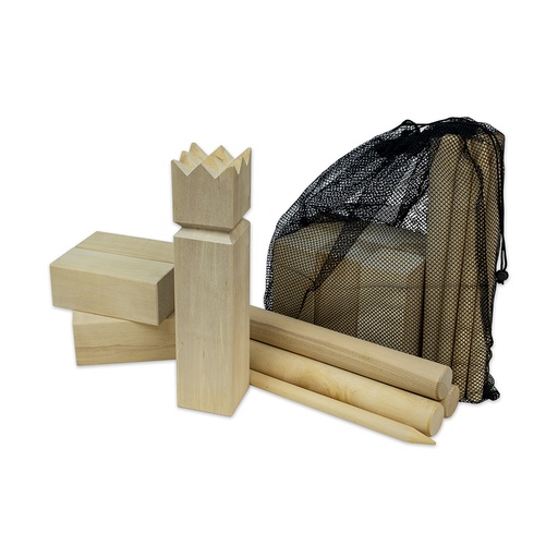 [07711] Wikinger Schach Basic, Birkenholz | Carromco