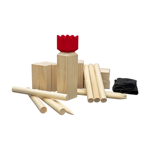 [07727] Carromco Spiel Kubb Wikingerschach Odin-M – Kiefernholzspiel