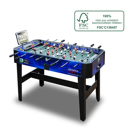 [05800FSC] Kickertisch Evolution-XM mit App-Funktion | Carromco